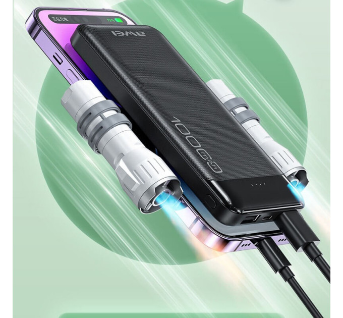 Портативный аккумулятор — внешний Power Bank с двумя USB-портами