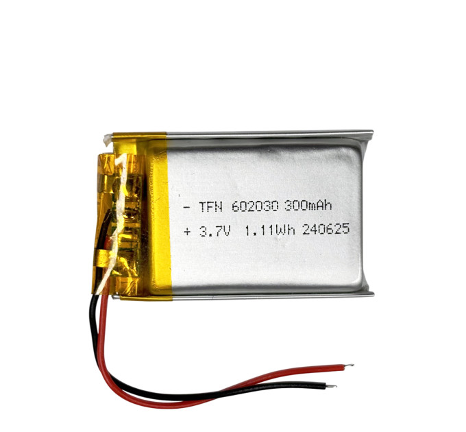 Аккумулятор Li-Pol 3.7V 300mAh 602030 подходит для радиоуправляемых моделей