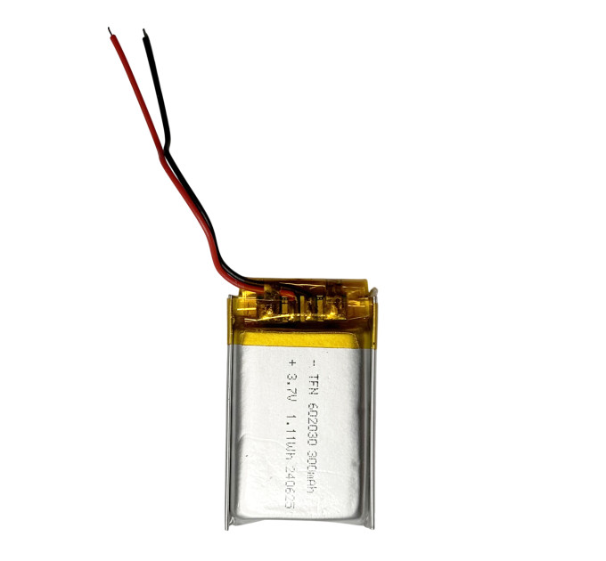 Аккумулятор Li-Pol 3.7V 300mAh 602030 подходит для радиоуправляемых моделей