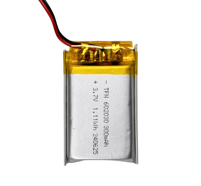 Аккумулятор Li-Pol 3.7V 300mAh 602030 подходит для радиоуправляемых моделей