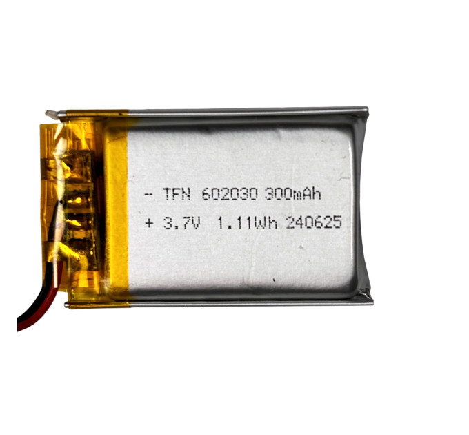 Аккумулятор Li-Pol 3.7V 300mAh 602030 подходит для радиоуправляемых моделей