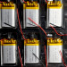 Аккумулятор Li-Pol 3.7V 300mAh 602030 подходит для радиоуправляемых моделей