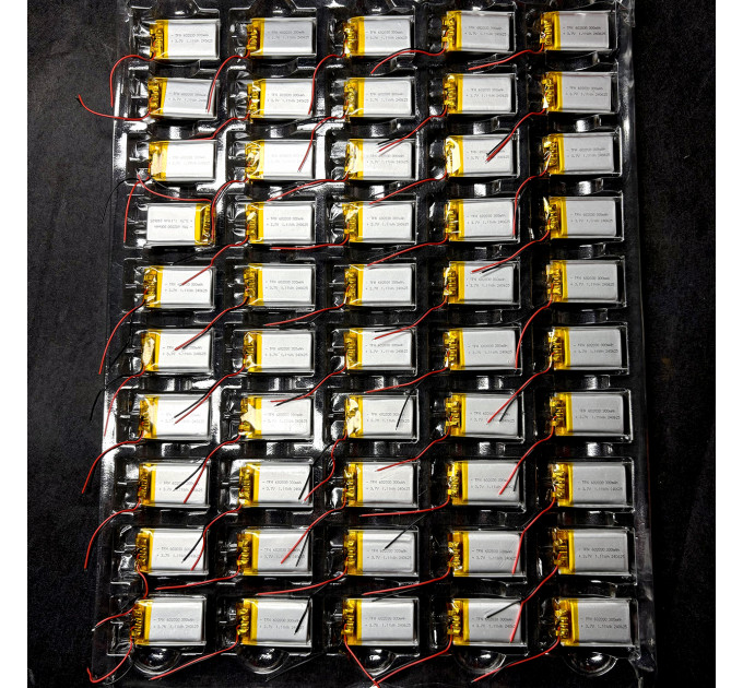 Аккумулятор Li-Pol 3.7V 300mAh 602030 подходит для радиоуправляемых моделей