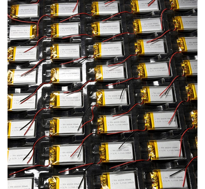 Аккумулятор Li-Pol 3.7V 300mAh 602030 подходит для радиоуправляемых моделей