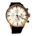 Мужские часы PD-2720K — Gold/Brown, водозащита, стекло Hardlex