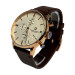 Мужские часы PD-2720K — Gold/Brown, водозащита, стекло Hardlex