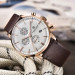 Мужские часы PD-2720K — Gold/Brown, водозащита, стекло Hardlex