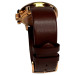 Мужские часы PD-2720K — Gold/Brown, водозащита, стекло Hardlex