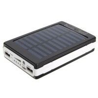 Power Bank Baseo Solar 90000 mAh с солнечной панелью и фонарём