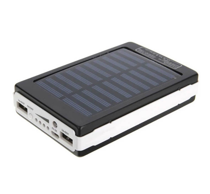 Power Bank Baseo Solar 90000 mAh для зарядки гаджетов от солнца и сети с мощным LED фонарём