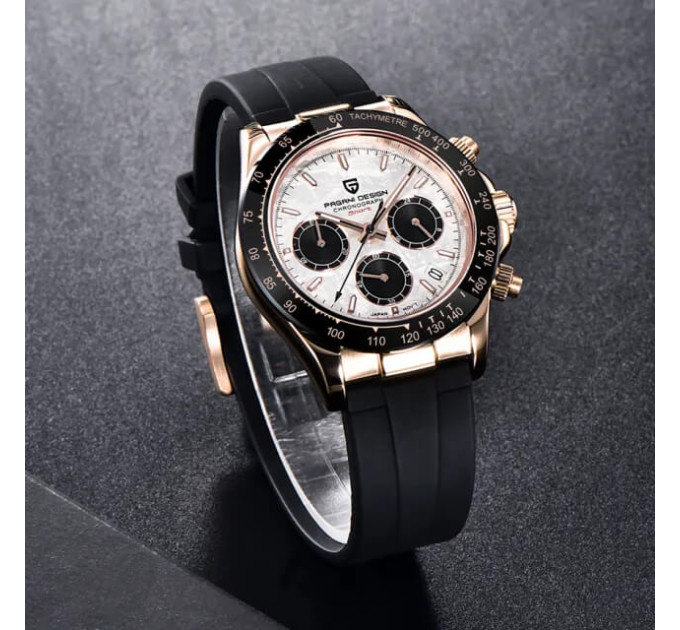 Часы Pagani Design PD-1664 Gold/Black – мужские кварцевые