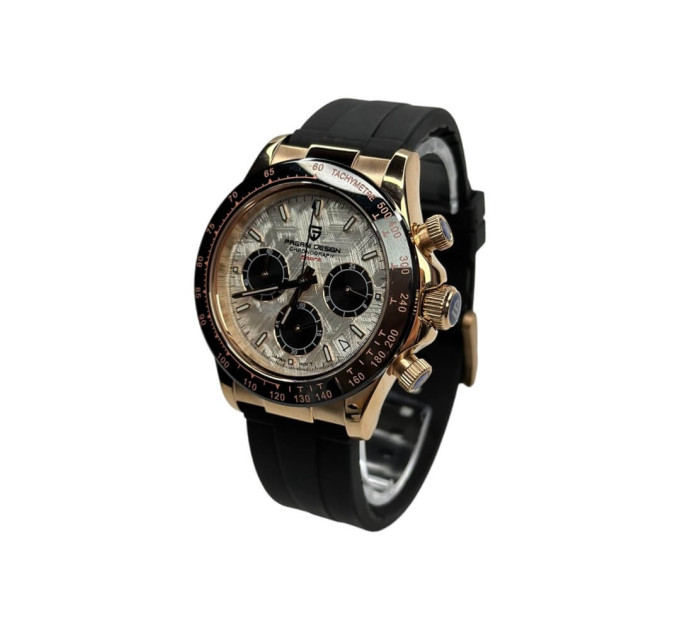 Часы Pagani Design PD-1664 Gold/Black – мужские кварцевые