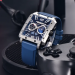 Часы Pagani Design PD-1725 Silver/Blue с хронографом и защитой от воды
