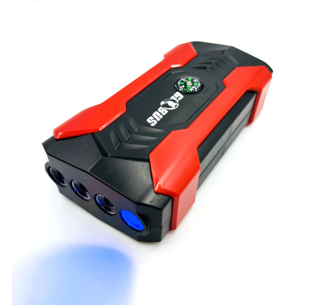 Пусковое автомобильное устройство Globus J-17 99800mAh с ЖК экраном, Power Bank