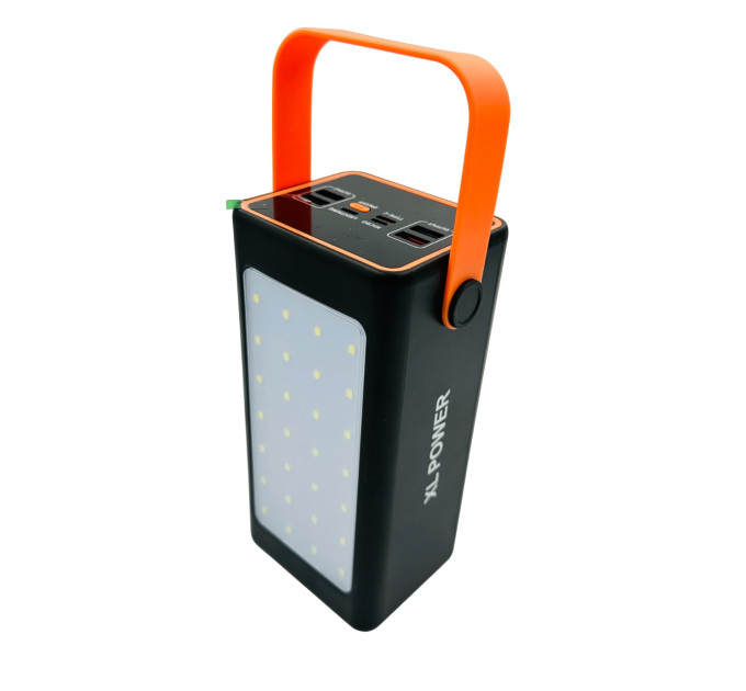 Мощный противоударный Power Bank ACL PW-52 70000mAh с быстрой зарядкой 22.5W, прожектором
