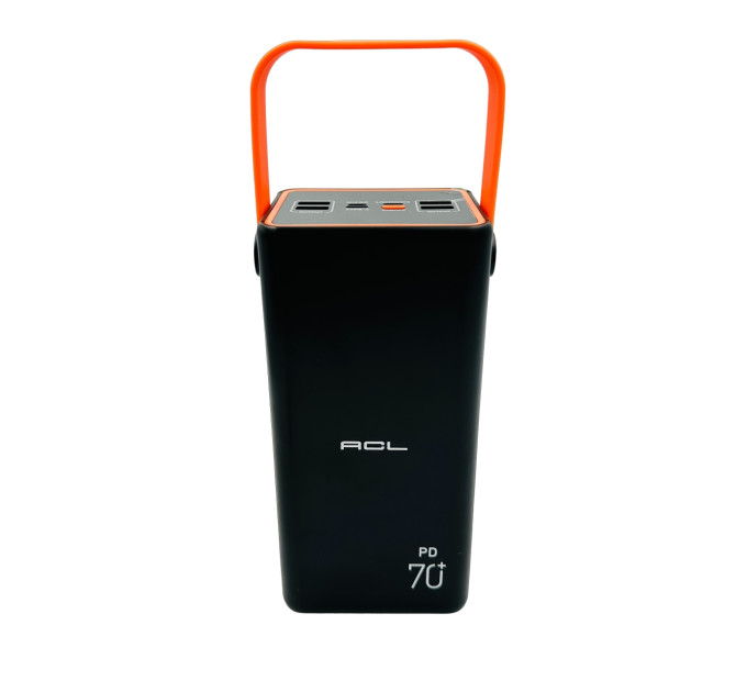 Мощный противоударный Power Bank ACL PW-52 70000mAh с быстрой зарядкой 22.5W, прожектором