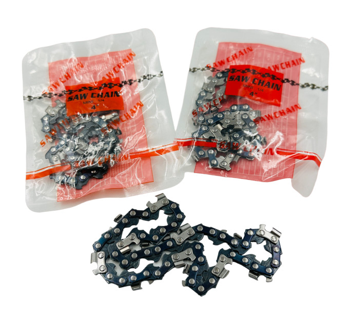 Цепь Saw Chain 4" для аккумуляторной минипилы, 28 звеньев
