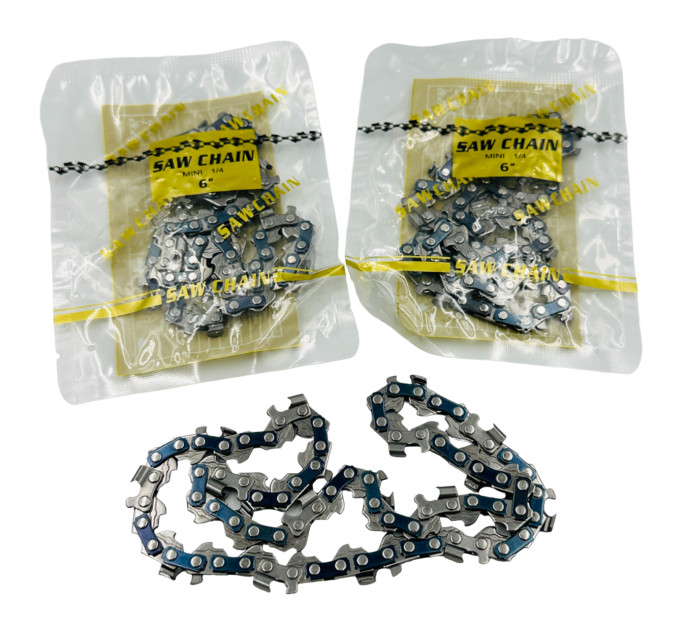 Цепь Saw Chain 6" для аккумуляторной минипилы, 37 звеньев