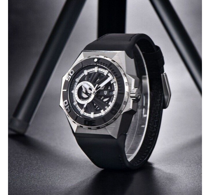 Часы мужские Pagani Design PD-YS007 Black/White 47.5 мм