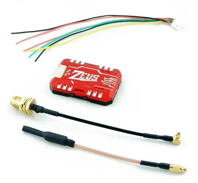 HGLRC Zeus VTX Pro 1.6 Вт 5,8 ГГц — мощный FPV передатчик с PIT-режимом и встроенным микрофоном