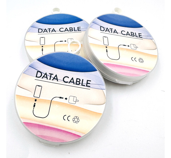 Кабель USB – Lightning Globus Data Cable 1м 120Вт/6A белый для быстрой зарядки iPhone и iPad