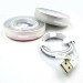 Кабель USB – Lightning Globus Data Cable 1м 120Вт/6A белый для быстрой зарядки iPhone и iPad