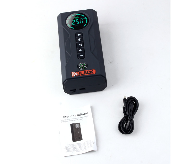 Пусковое устройство для авто Black Power BP-47000mAh 5в1 с компрессором