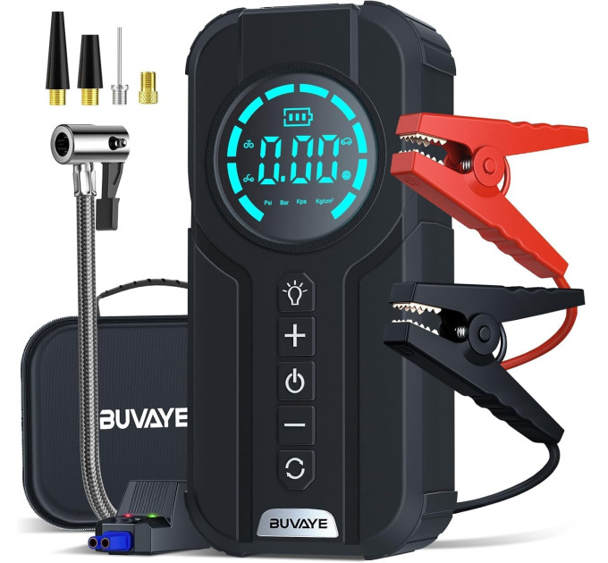 Пусковое устройство для авто Black Power BP-47000mAh 5в1 с компрессором