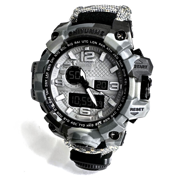 Часы наручные Shiyunme Black-Gray — военные