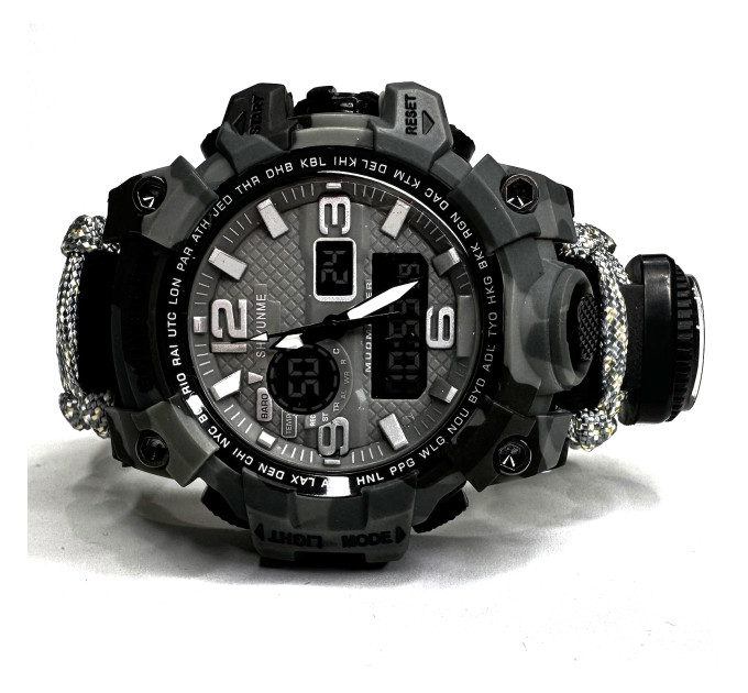 Часы наручные Shiyunme Black-Gray — военные
