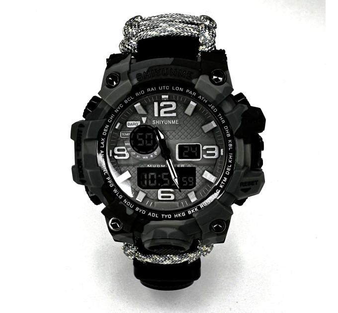 Часы наручные Shiyunme Black-Gray — военные