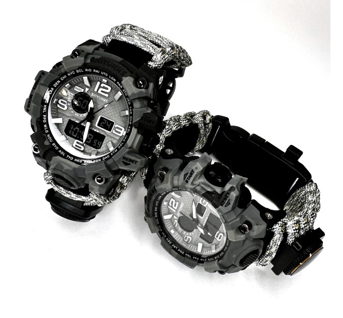 Часы наручные Shiyunme Black-Gray — военные
