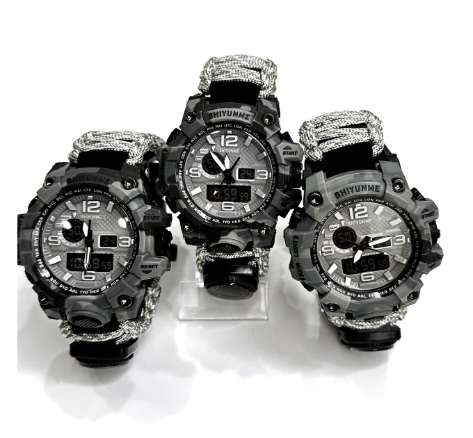 Часы наручные Shiyunme Black-Gray — военные