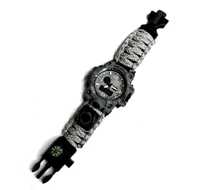 Часы наручные Shiyunme Black-Gray — военные