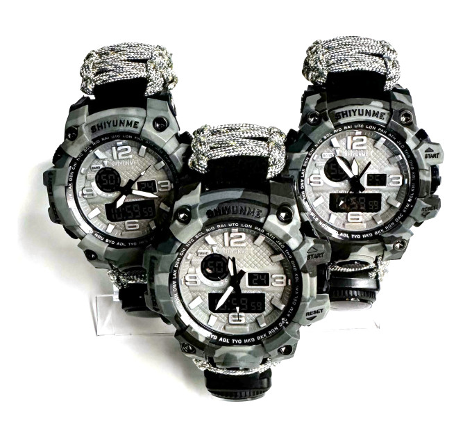 Часы наручные Shiyunme Black-Gray — военные