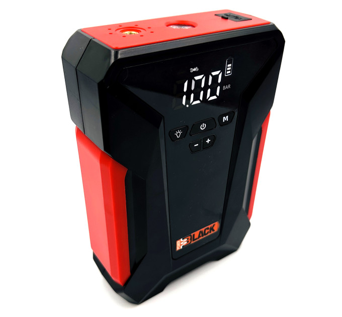 Бустер Black Power BP-39800mAh 4в1 с компрессором — пусковое устройство для автомобильного аккумулятора