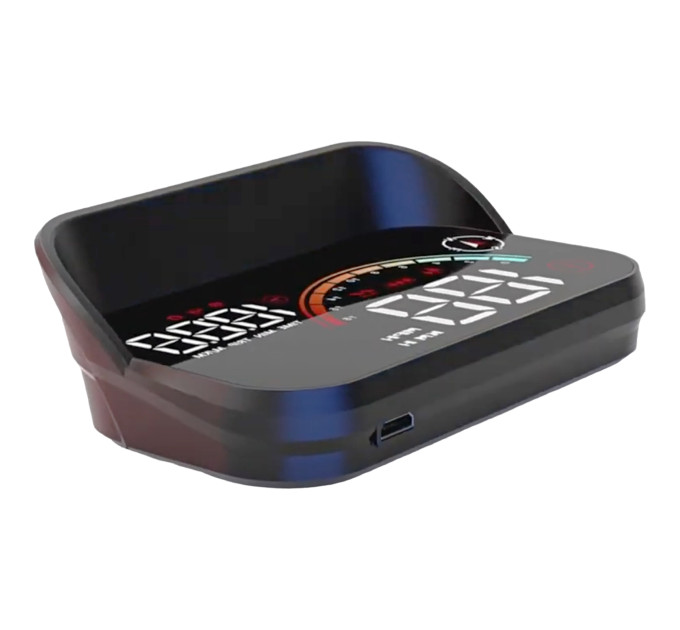 Проектор HUD M22 GPS 8в1 на лобовое стекло — спидометр, навигация и 8 функций