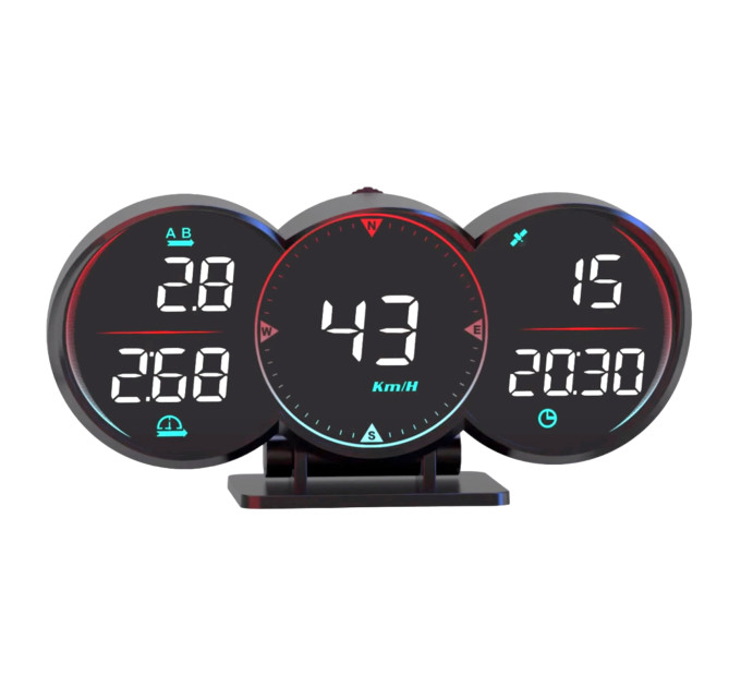 Бортовой компьютер HUD G17 GPS — проекционный дисплей с функцией спидометра