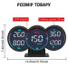 Бортовой компьютер HUD G17 GPS — проекционный дисплей с функцией спидометра