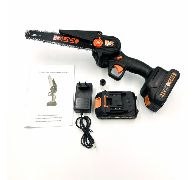 Аккумуляторная мини-электропила Black Power 8 дюймов 21V 2000mAh