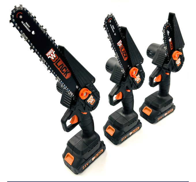 Аккумуляторная мини-электропила Black Power 8 дюймов 21V 2000mAh