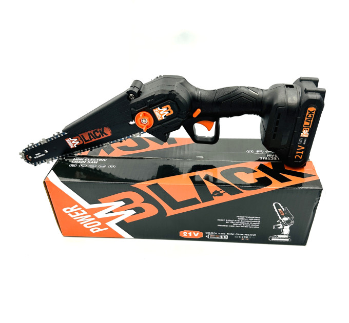 Аккумуляторная мини-электропила Black Power 8 дюймов 21V 2000mAh