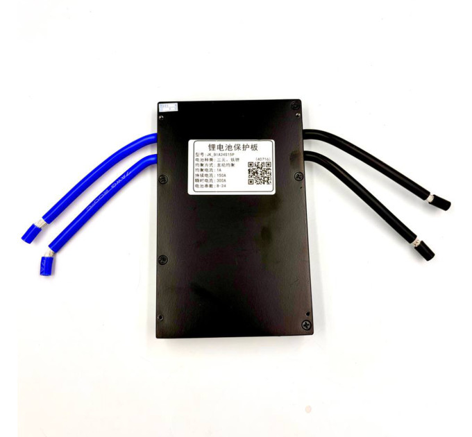 BMS JK-B1A24S15P 150A — BMS для LiFePO4/Li-ion/LTO 7-24S, 76В, активная балансировка 1А, Bluetooth-модуль