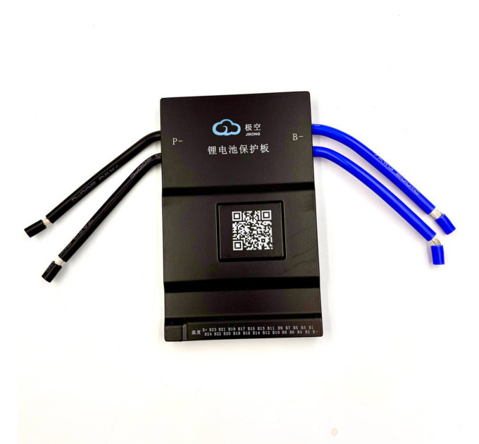 BMS JK-B1A24S15P 150A — BMS для LiFePO4/Li-ion/LTO 7-24S, 76В, активная балансировка 1А, Bluetooth-модуль