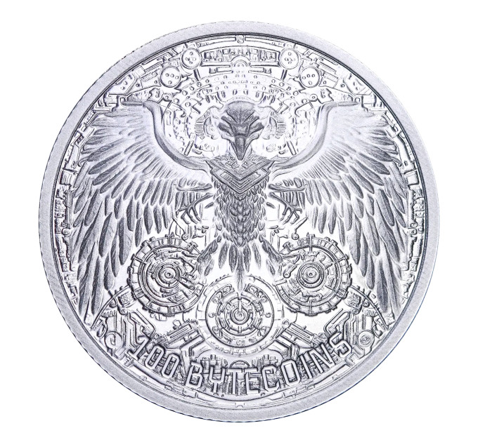 Инвестиционная серебряная монета 2024 Silicon Haven AI Silver Round — 1 унция серебра 999,9