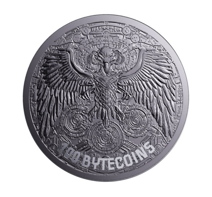 Инвестиционная серебряная монета 2024 Silicon Haven AI Silver Round — 1 унция серебра 999,9