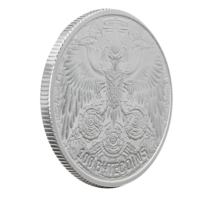Инвестиционная серебряная монета 2024 Silicon Haven AI Silver Round — 1 унция серебра 999,9