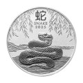 Инвестиционная серебряная монета Lunar III 1$ Австралия 2025 Год Змеи 1 унция серебро 999,9