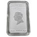 Прямоугольная серебряная монета 1 Oz Дракон 2024 Australia – 999,9 Серебро, Чарльз III, в капсуле