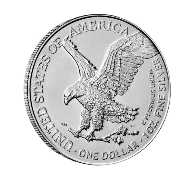 Срібна монета США 1$ 2024 Liberty – Шагаюча Свобода, 1 унція срібла 999,9